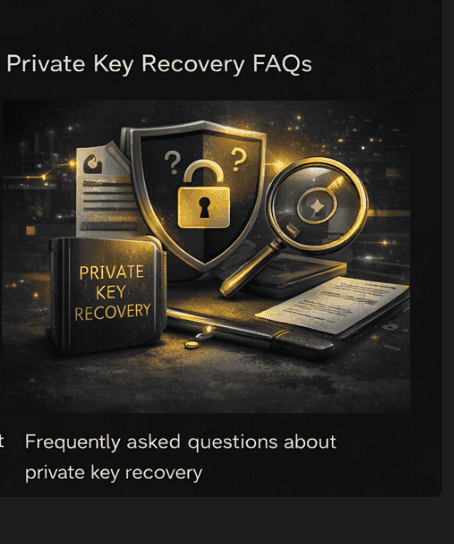Private key recovery guide for secure cryptocurrency access.